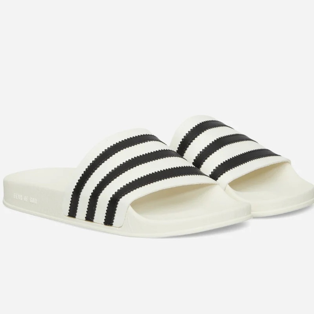 ADIDAS x Fear of God Athletics Adilette Slides 'Cream White'
